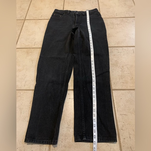 Denver Hayes 31x32 Black Straight Leg High Rise 100% Cotton Jeans - Picture 6 of 6